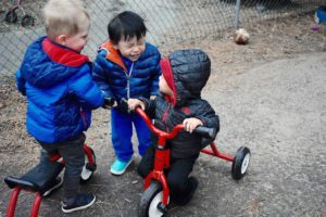 3 Boys playing at a Kirkland daycare